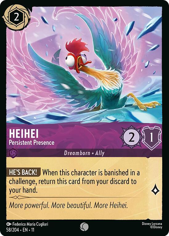 HeiHei - Persistent Presence - Disney Lorcana