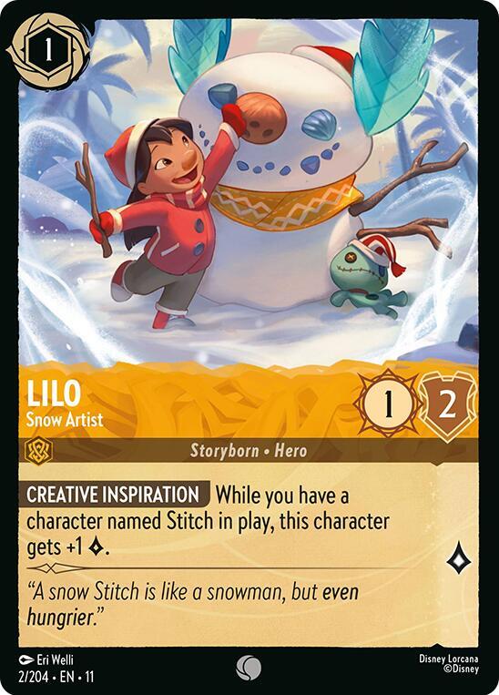 Lilo - Snow Artist - Disney Lorcana