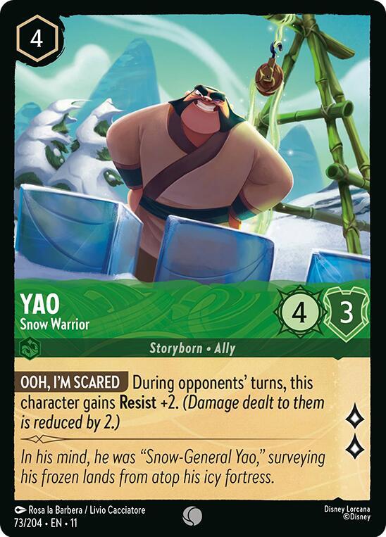 Yao - Snow Warrior - Disney Lorcana