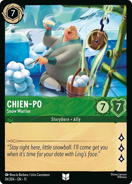 Chien-Po  - Snow Warrior - Disney Lorcana