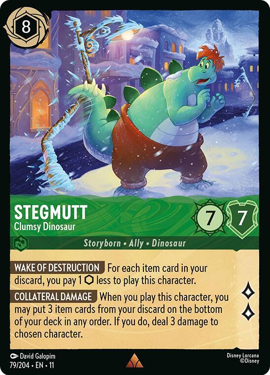 Stegmutt - Clumsy Dinosaur - Disney Lorcana