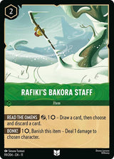 Rafiki's Bakora Staff - Disney Lorcana