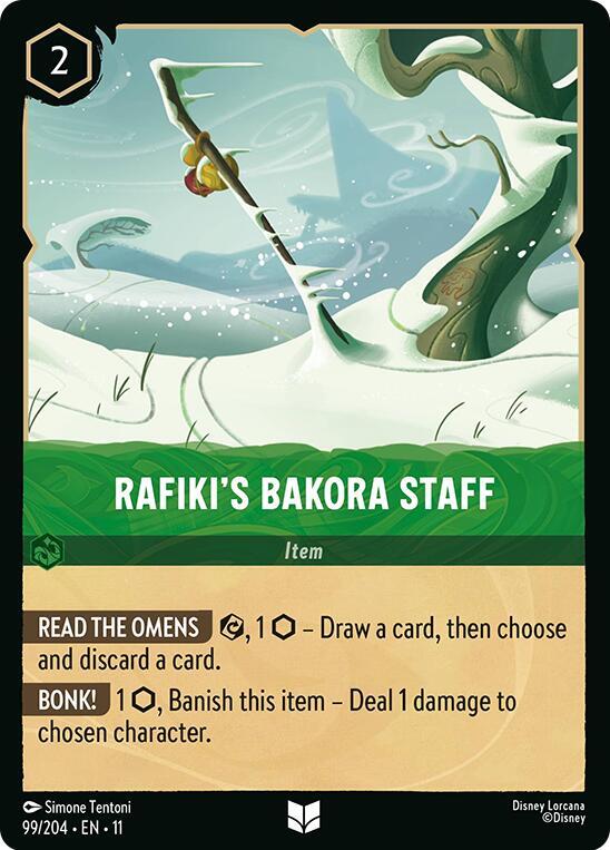 Rafiki's Bakora Staff - Disney Lorcana