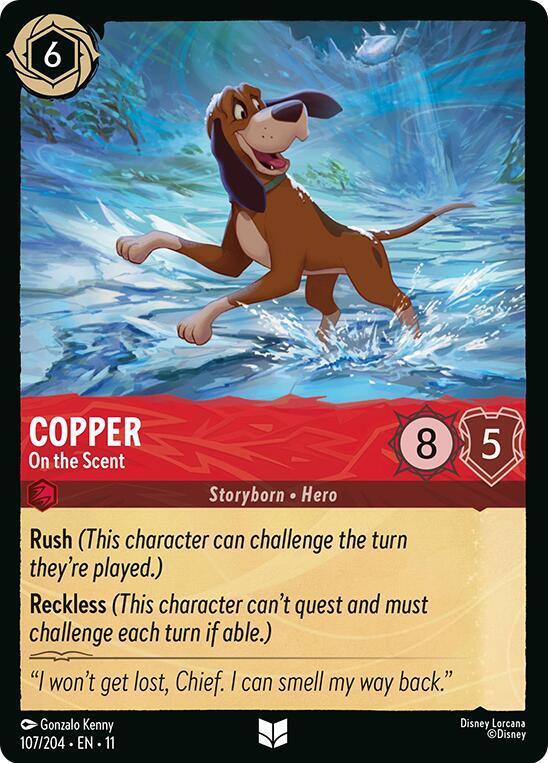 Copper - On the Scent - Disney Lorcana