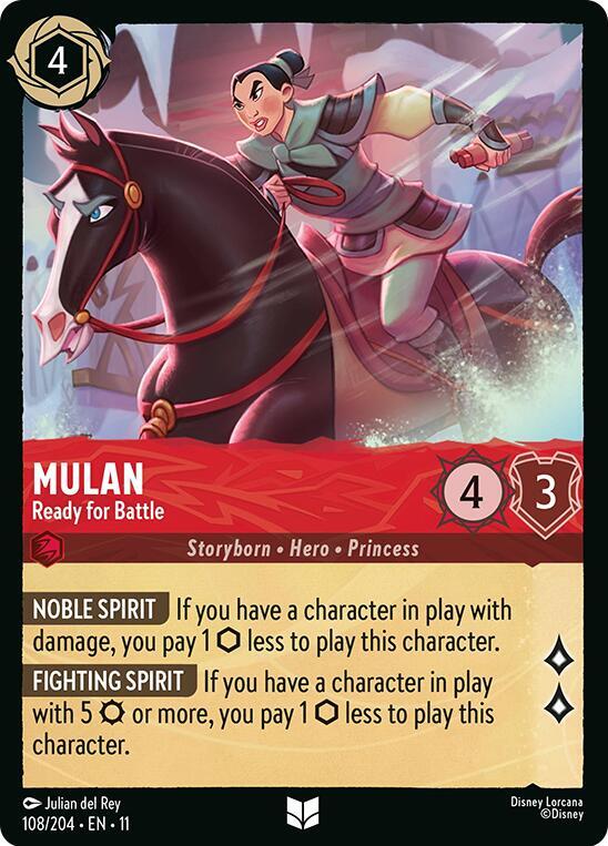 Mulan - Ready for Battle - Disney Lorcana