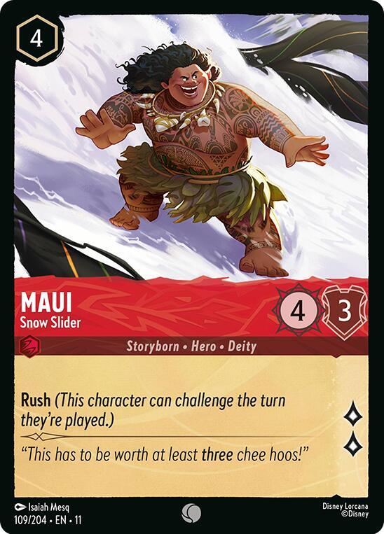 Maui - Snow Slider - Disney Lorcana
