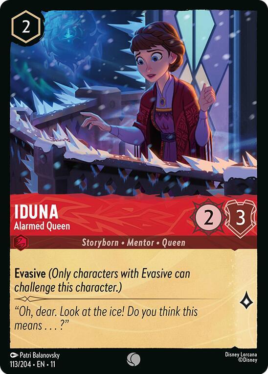 Iduna - Alarmed Queen - Disney Lorcana