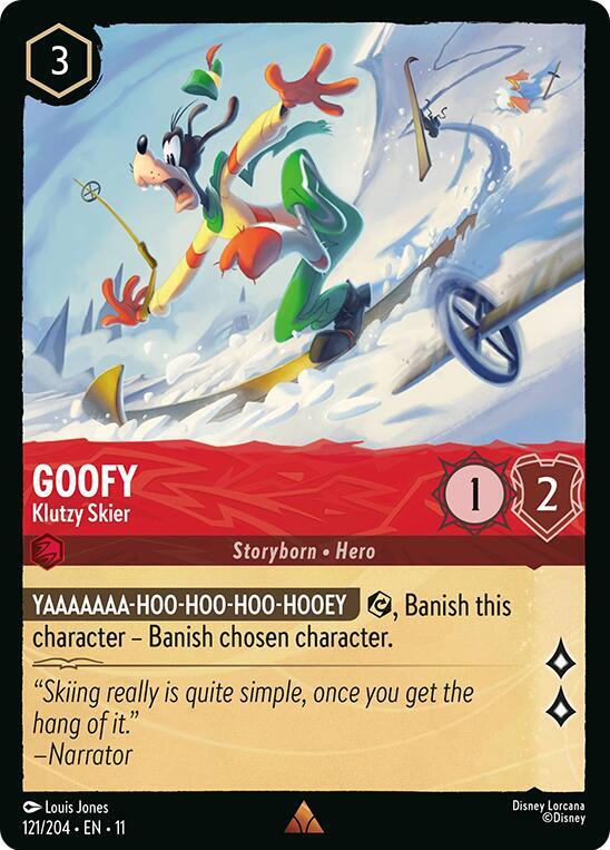 Goofy - Klutzy Skier - Disney Lorcana