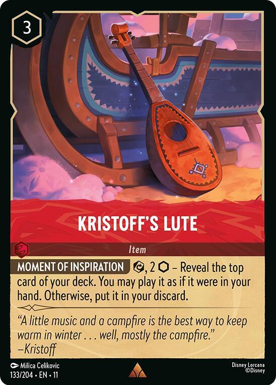 Kristoff's Lute - Disney Lorcana