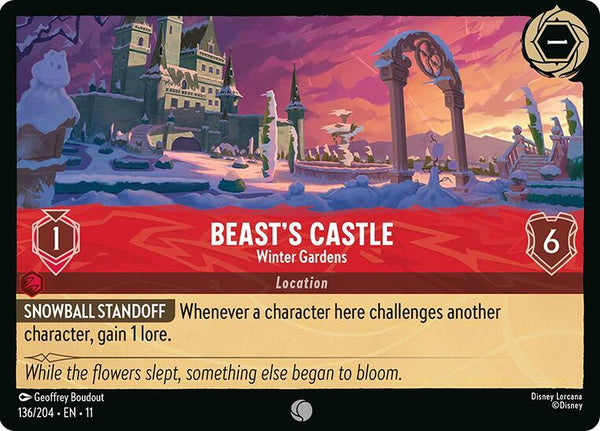 Beast's Castle - Winter Gardens - Disney Lorcana