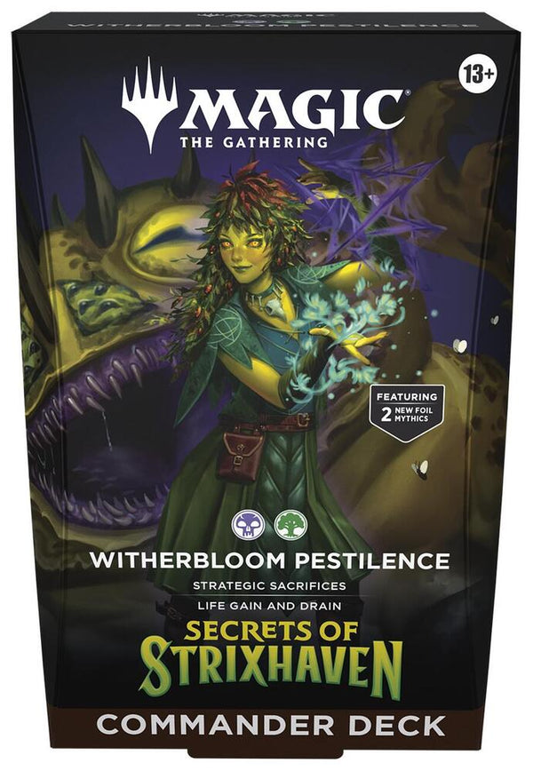 Secrets of Strixhaven Commander Deck - Witherbloom Pestilence - Magic: The Gathering