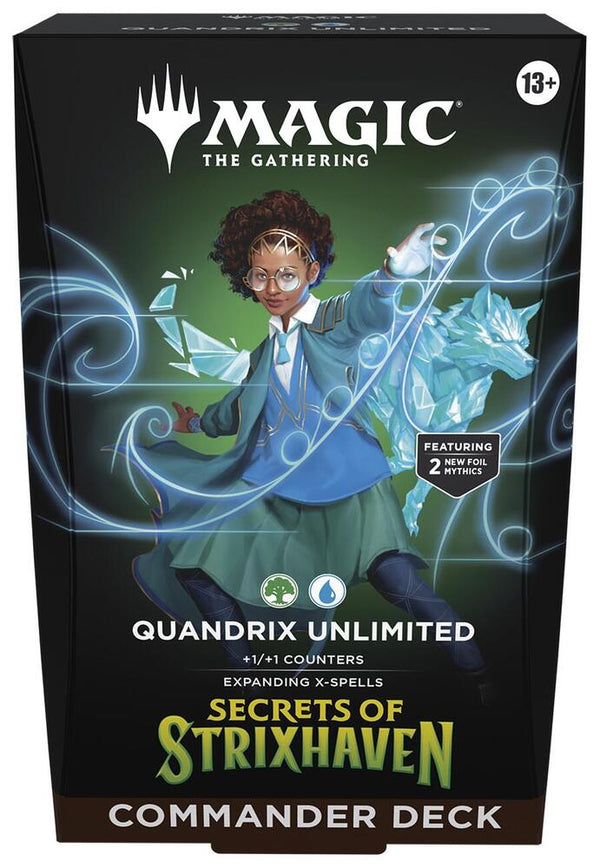 Secrets of Strixhaven Commander Deck - Quandrix Unlimited - Magic: The Gathering