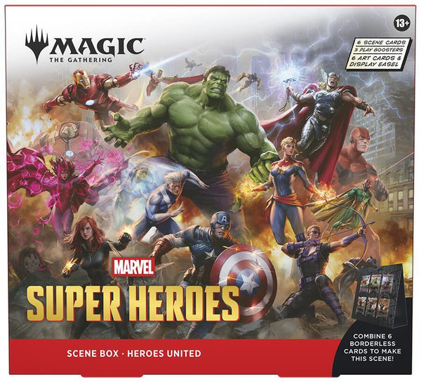 Marvel Super Heroes Scene Box - Heroes United - Magic: The Gathering