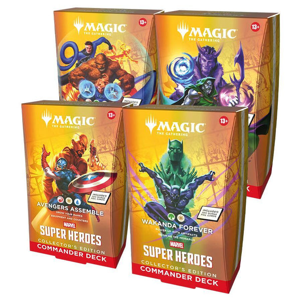 Marvel Super Heroes Commander Deck Case (Collector's Edition) - Magic: The Gathering