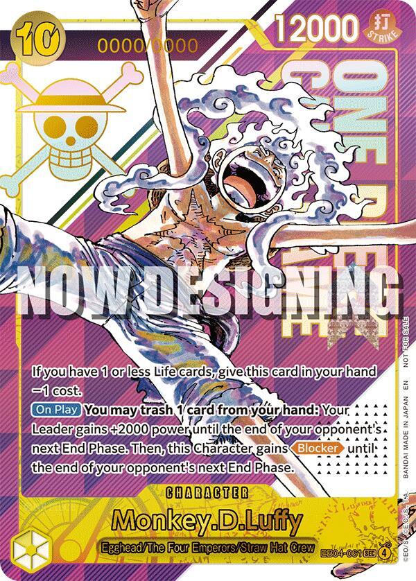 Monkey.D.Luffy - EB04-061 [Serial Number] - One Piece Card Game