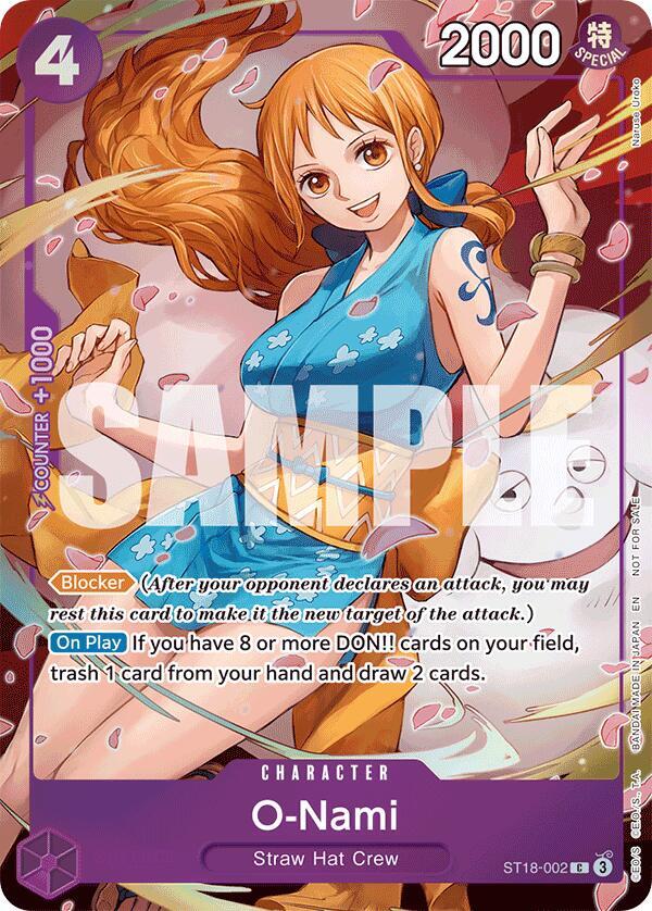 O-Nami - ST18-002 (Dash Pack) - One Piece Card Game