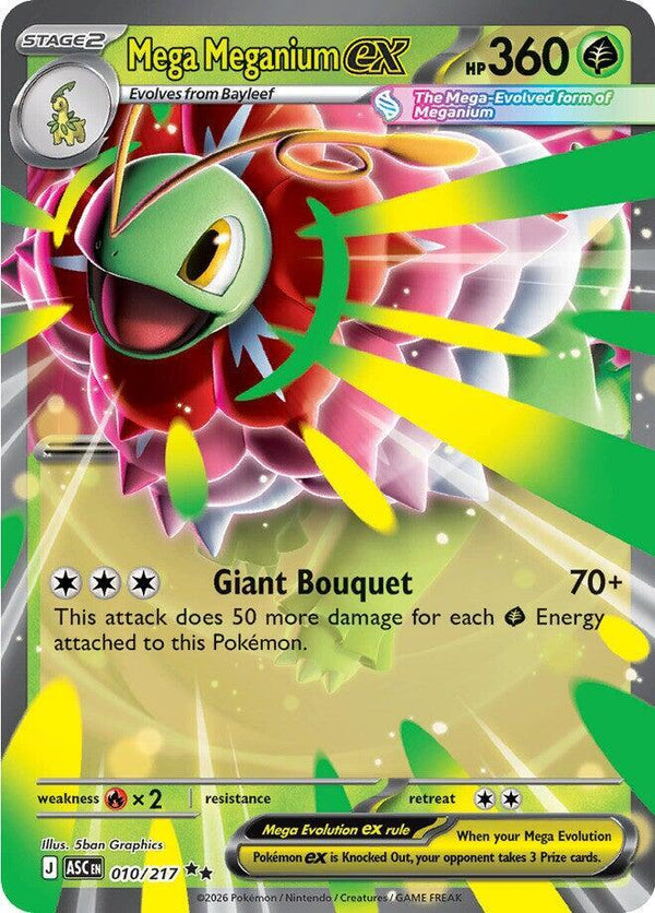 Mega Meganium ex - 010/217 - Pokémon