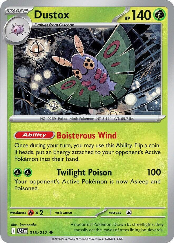 Dustox - 015/217 - Pokémon