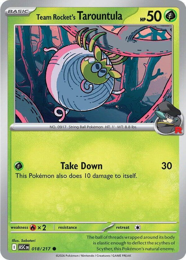 Team Rocket's Tarountula - Pokémon