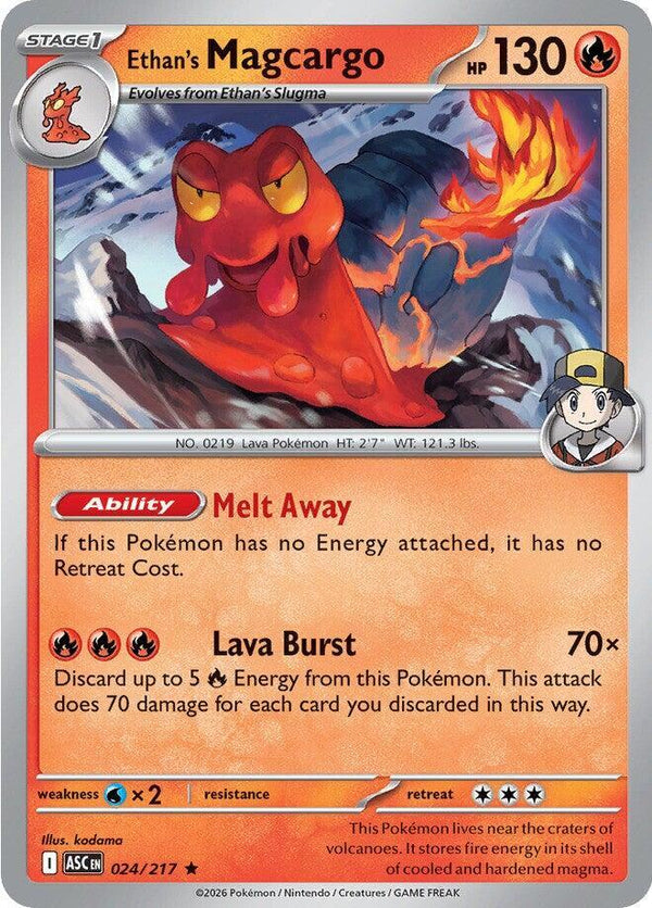Ethan's Magcargo - 024/217 - Pokémon