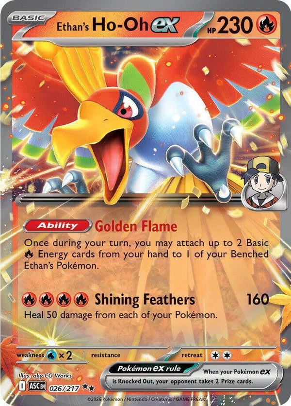 Ethan's Ho-Oh ex - Pokémon