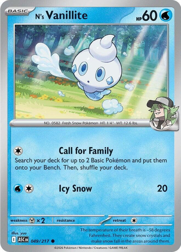 N's Vanillite - Pokémon