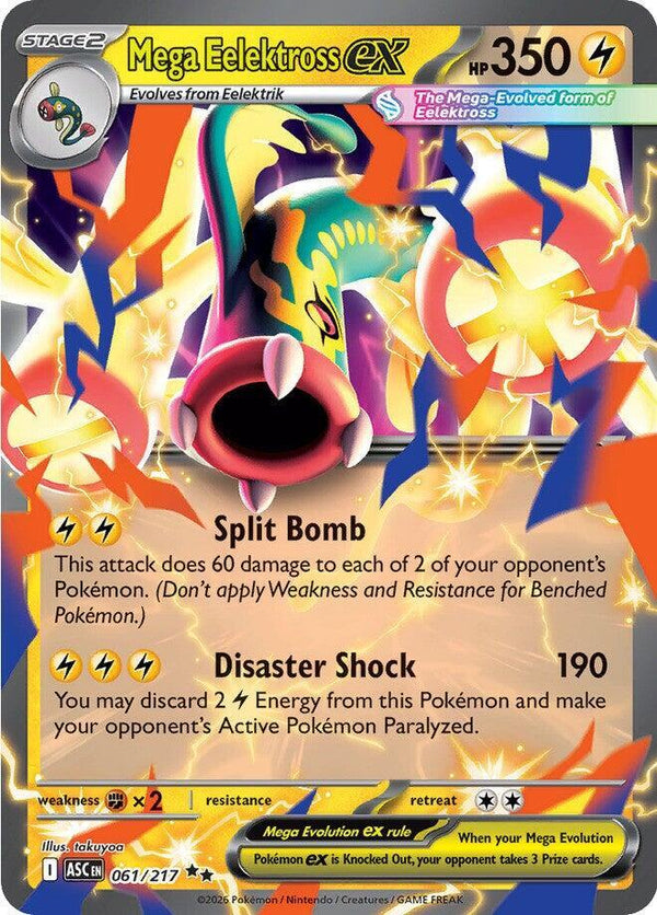 Mega Eelektross ex - 061/217 - Pokémon