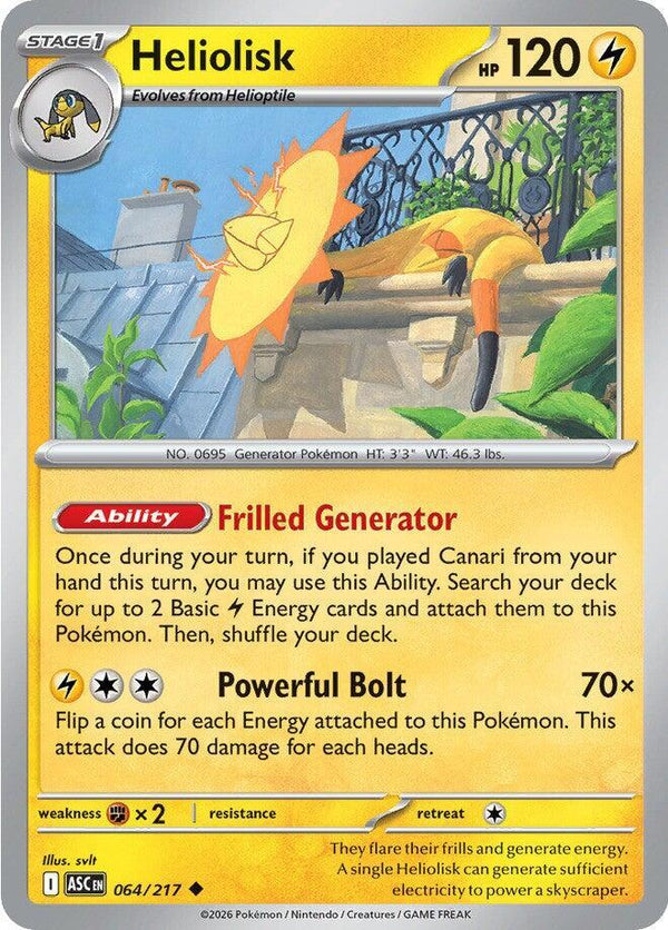 Heliolisk - 064/217 - Pokémon