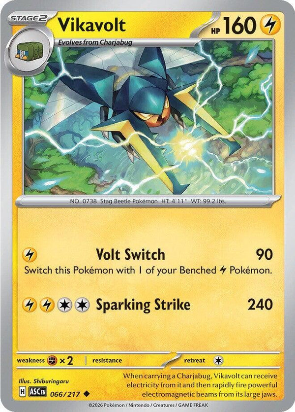 Vikavolt - 066/217 - Pokémon