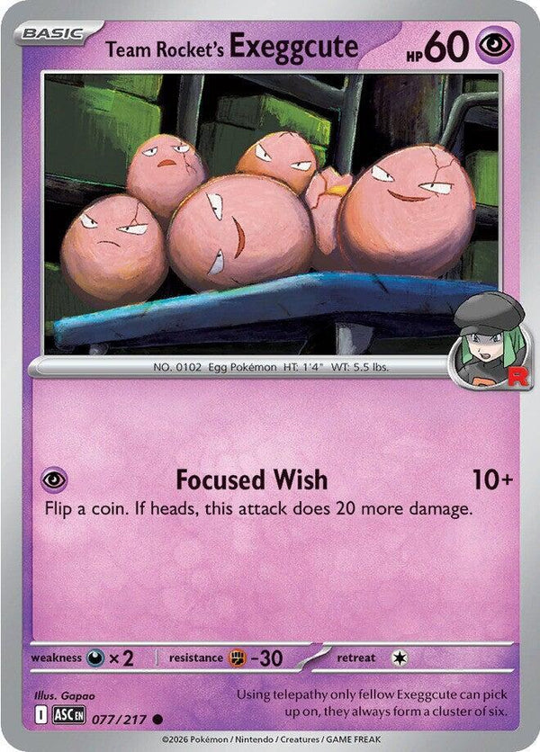 Team Rocket's Exeggcute - Pokémon