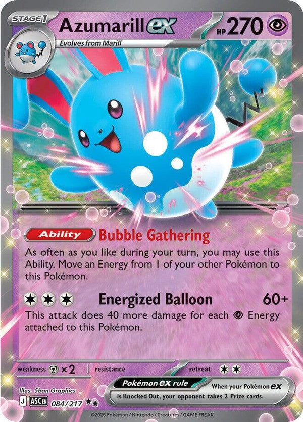 Azumarill ex - Pokémon