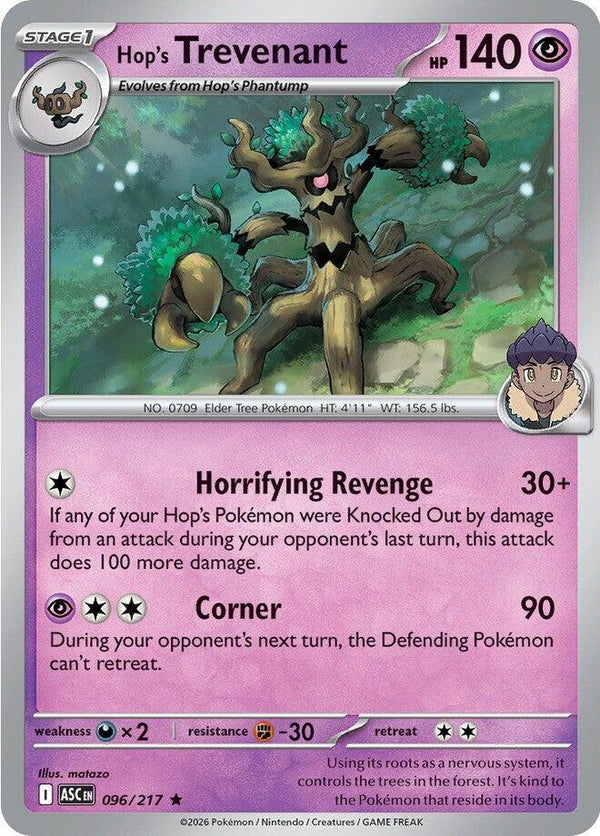 Hop's Trevenant - 096/217 - Pokémon