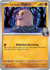 Team Rocket's Diglett - Pokémon