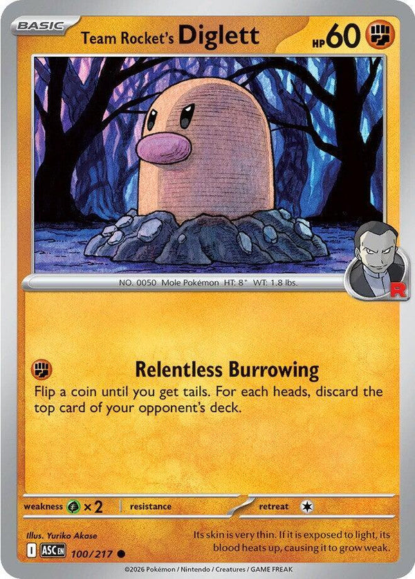 Team Rocket's Diglett - Pokémon