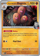 Team Rocket's Dugtrio - 101/217 - Pokémon