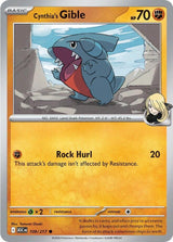 Cynthia's Gible - Pokémon