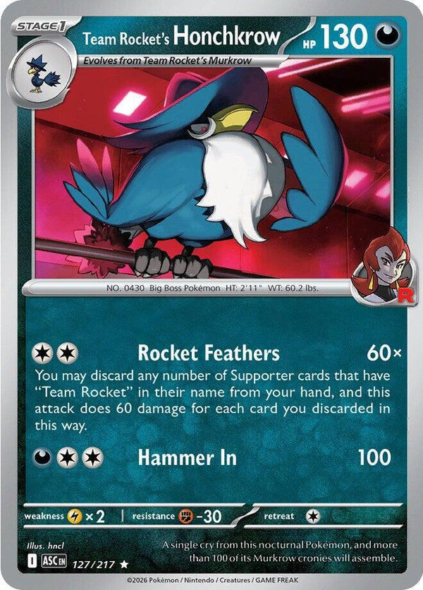 Team Rocket's Honchkrow - Pokémon