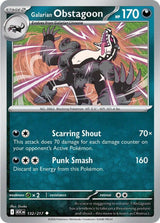 Galarian Obstagoon - 132/217 - Pokémon