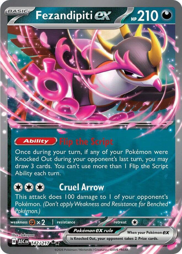 Fezandipiti ex - 142/217 - Pokémon