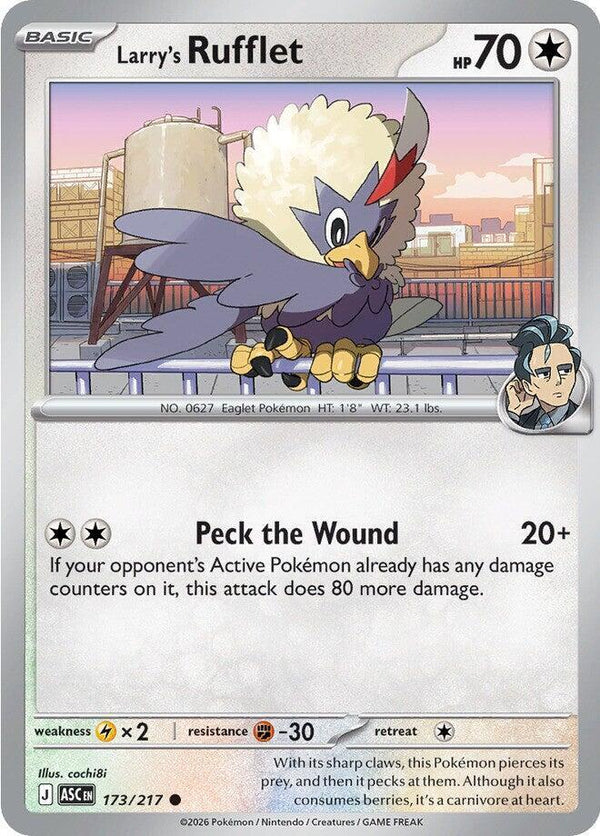 Larry's Rufflet - Pokémon