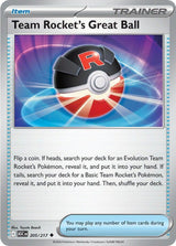 Team Rocket's Great Ball - Pokémon