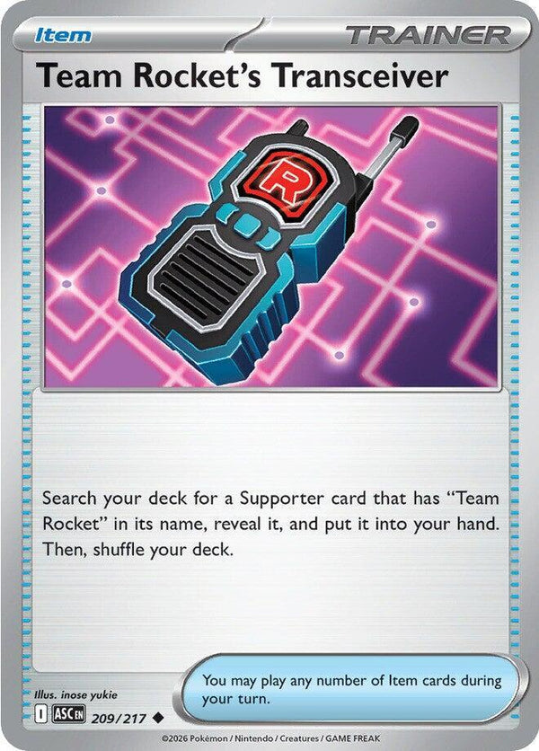Team Rocket's Transceiver - 209/217 - Pokémon