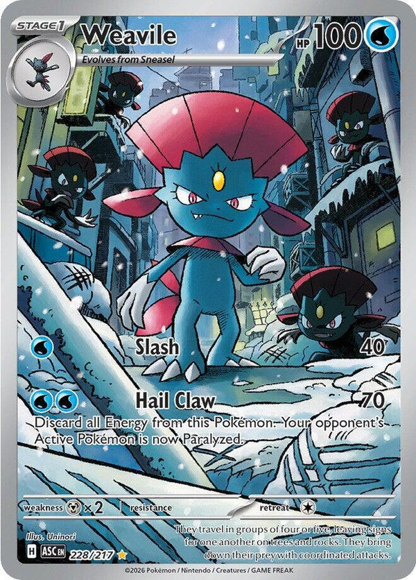 Weavile - 228/217 - Pokémon