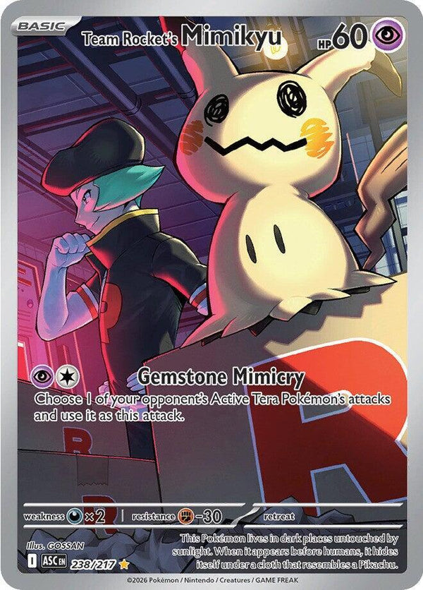 Team Rocket's Mimikyu - 238/217 - Pokémon