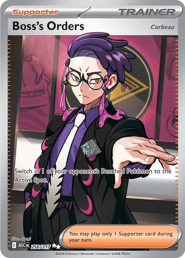 Boss's Orders [Corbeau] - 256/217 - Pokémon