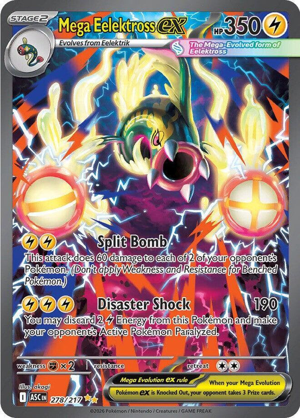 Mega Eelektross ex - 278/217 - Pokémon