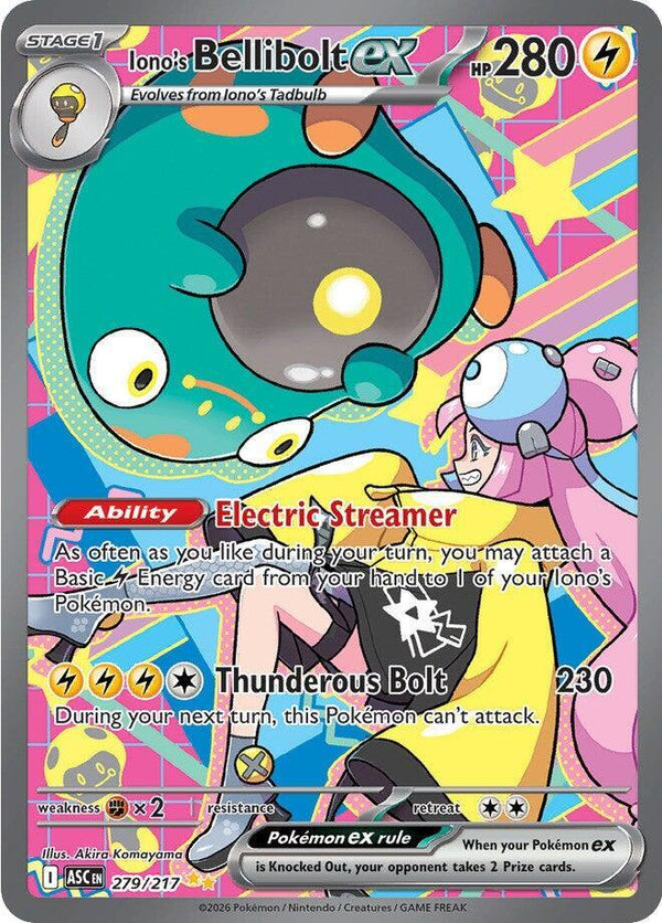 Iono's Bellibolt ex - 279/217 - Pokémon