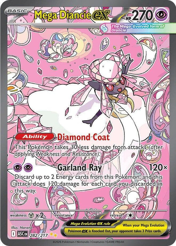 Mega Diancie ex - 282/217 - Pokémon