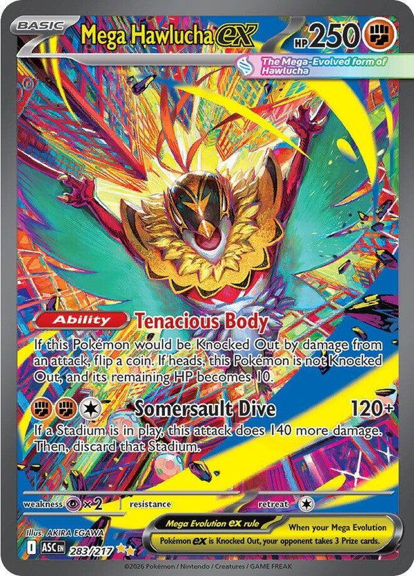 Mega Hawlucha ex - 283/217 - Pokémon