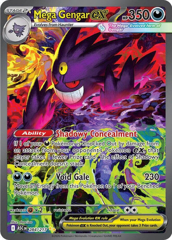 Mega Gengar ex - 284/217 - Pokémon